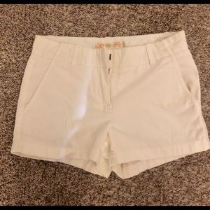 J. Crew White Chino Shorts Size 0